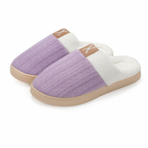 NineCiFun Women's House Slippers Memory Foam Terry Lining Bedroom Slippers
