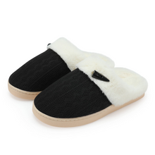 Load image into Gallery viewer, NineCiFun Fuzzy Slippers Womens Comfy Memory Foam House Slippers