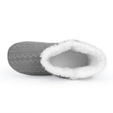 Load image into Gallery viewer, NineCiFun Women&#39;s Warm Bootie Slippers Fuzzy Outdoor Indoor House Slippers with Plush Knot