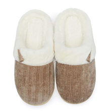 Load image into Gallery viewer, NineCiFun Women&#39;s Slip on Fuzzy Slippers Outdoor House Slippers Fur Lined