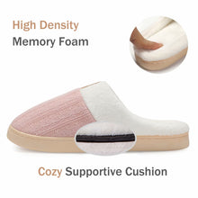 Load image into Gallery viewer, NineCiFun Women&#39;s House Slippers Memory Foam Terry Lining Bedroom Slippers